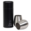 Stemless Stainless Steel Wine Glass Set Side
